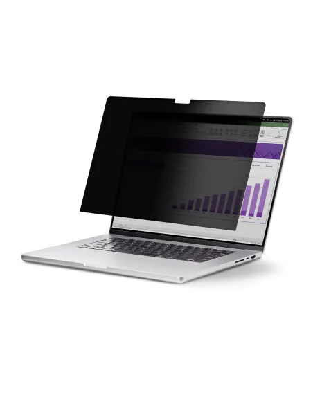 StarTech.com Filtro Privacy per MacBook Air 13" M2 M3 M4, schermo protettivo magnetico con riduzione della luce blu, doppia