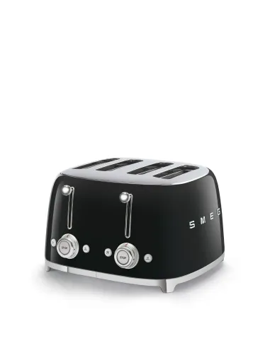 Smeg Tostapane 50's Style – Nero LUCIDO 4x4 – TSF03BLEU