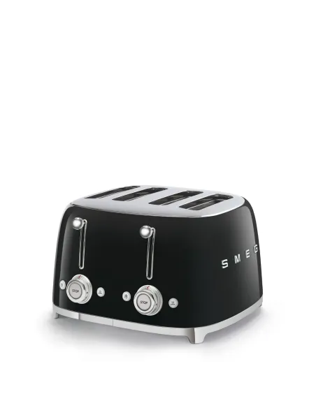 Smeg Tostapane 50's Style – Nero LUCIDO 4x4 – TSF03BLEU