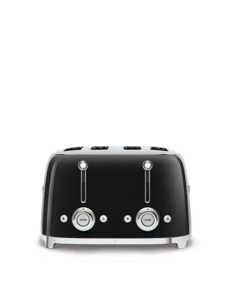 Smeg Tostapane 50's Style – Nero LUCIDO 4x4 – TSF03BLEU