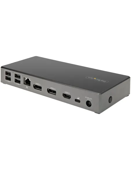 StarTech.com Dock USB type C - Docking station USB C con triplo monitor 4K - Power Delivery 100W - DP 1.4 Alt Mode & DSC, 2x