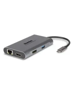 Hamlet HDKC-PD400D replicatore di porte e docking station per laptop Cablato USB 3.2 Gen 1 (3.1 Gen 1) Type-C Grigio