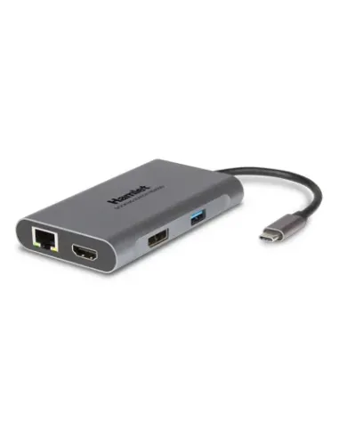 Hamlet HDKC-PD400D replicatore di porte e docking station per laptop Cablato USB 3.2 Gen 1 (3.1 Gen 1) Type-C Grigio