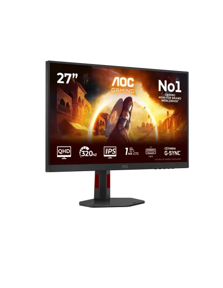 AOC G4 Q27G4SRU Monitor PC 68,6 cm (27") 2560 x 1440 Pixel Quad HD LED Nero, Rosso