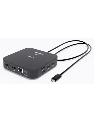i-tec USB-C Dual HDMI Docking Station with Power Delivery 100 W + Universal Charger 100W
