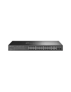 TP-Link Omada SL2428P switch di rete Gestito L2 Fast Ethernet (10 100) Supporto Power over Ethernet (PoE) 1U Nero