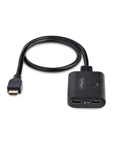 StarTech.com Splitter HDMI 4K a 2 Porte - Sdoppiatore Video HDMI 2.0 4K 60Hz con 1 Ingresso e 2 Uscite - Hub HDMI HDR HDCP 2.2