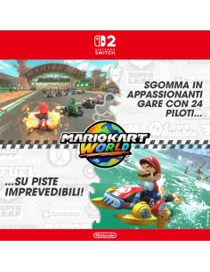 Nintendo Mario Kart World Switch 2 Standard Cinese semplificato, Cinese tradizionale, Tedesca, DUT, Inglese, ESP, Francese, 2
