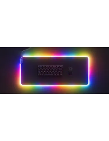 HYTE CNVS Tappetino per mouse per gioco da computer Nero