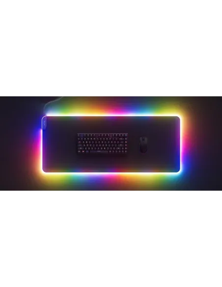 HYTE CNVS Tappetino per mouse per gioco da computer Nero