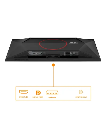 AOC G4 Q27G41ZDF Monitor PC 67,3 cm (26.5") 2560 x 1440 Pixel Quad HD QD-OLED Nero, Rosso