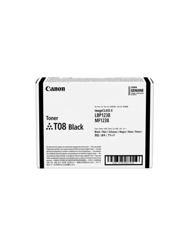 Canon TONER T08 BLACK cartuccia toner 1 pz Originale Nero