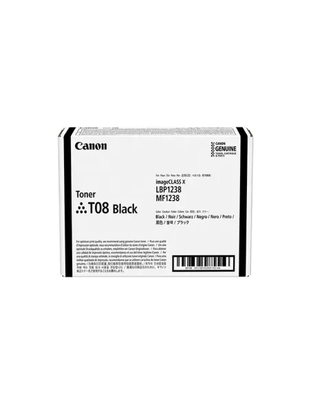 Canon TONER T08 BLACK cartuccia toner 1 pz Originale Nero