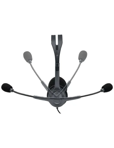 Logitech 981-000593 cuffia e auricolare Cablato A Padiglione Ufficio Nero