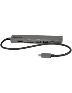 StarTech.com Adattatore multiporta USB C - Da USB-C a HDMI 2.0 4K 60Hz, 100W Power Delivery Pass-through, slot SD MicroSD, Hub