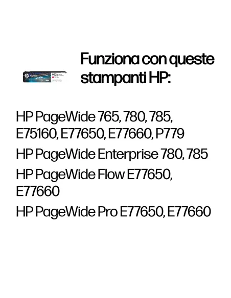 HP Cartuccia magenta originale ad alta capacità PageWide 982X