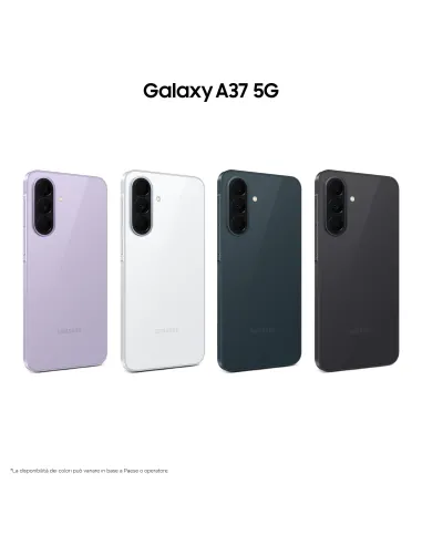 Samsung Galaxy A37 5G 17 cm (6.7") Doppia SIM Android 16.0 USB tipo-C 6 GB 128 GB 5000 mAh Bianco