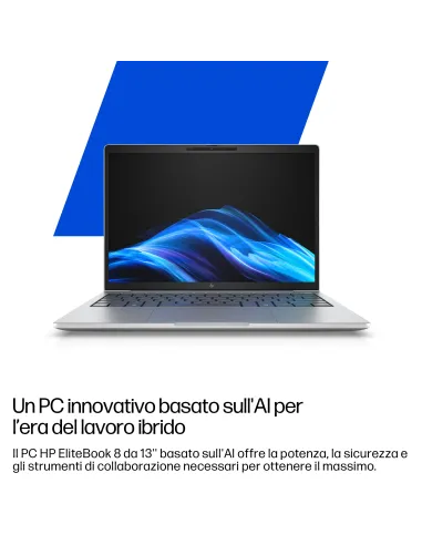 HP EliteBook 8 G1a 14 inch Notebook PC Wolf Pro Security Edition AMD Ryzen AI 5 230 Computer portatile 35,6 cm (14") WUXGA 16