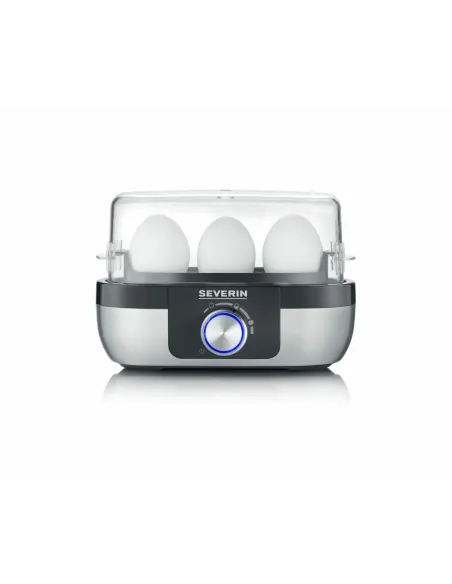 Severin EK 3163 3 uovo uova Nero, Acciaio inox, Trasparente