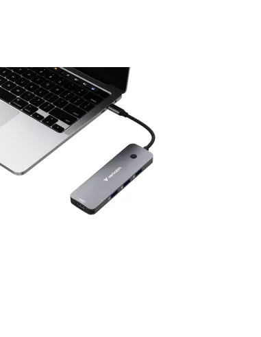 Verbatim CMH-08 USB tipo-C 5000 Mbit s Argento