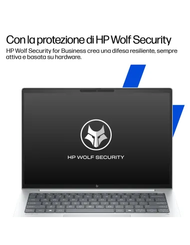 HP EliteBook 8 G1i Next Gen AI PC Wolf Pro Security Edition Copilot+ PC Intel Core Ultra 7 256V Computer portatile 40,6 cm