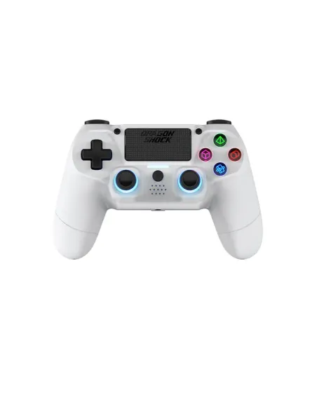 Dragonshock Mizar Bianco Bluetooth Gamepad Analogico Digitale PlayStation 4