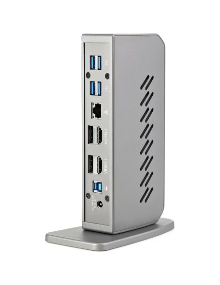 StarTech.com USB-C USB-A Dock - Docking station USB C dual monitor DisplayPort e HDMI 4K 60Hz con Ethernet - Adattatore