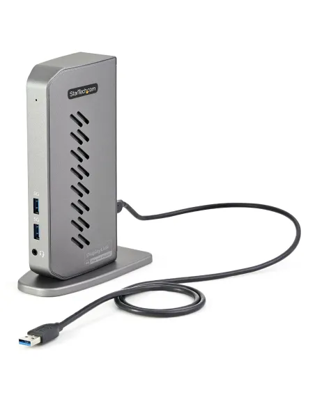 StarTech.com USB-C USB-A Dock - Docking station USB C dual monitor DisplayPort e HDMI 4K 60Hz con Ethernet - Adattatore