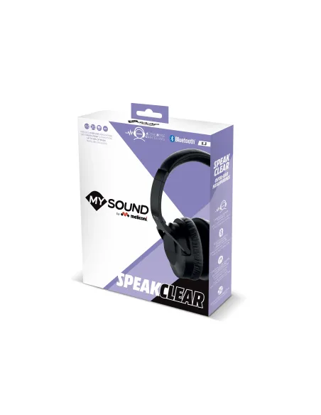 Meliconi 497406 cuffia e auricolare Wireless A Padiglione Musica e Chiamate Bluetooth Nero