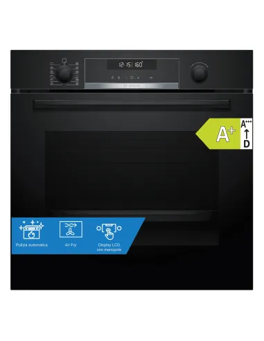 Bosch Serie 6 HBG578BB3 Forno multifunzione Pirolitico Air Fry Nero Classe A+