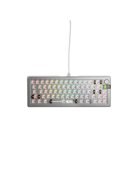 Glorious Gaming GMMK 3 PRO 65% Barebones tastiera USB No Argento