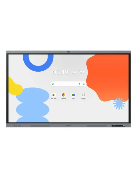 Samsung LH65WAFPLGC lavagna interattiva 165,1 cm (65") 3840 x 2160 Pixel Touch screen Nero, Grigio