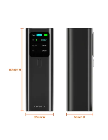 Cygnett CY5381PBCHE batteria portatile Ioni di Litio 27000 mAh Nero