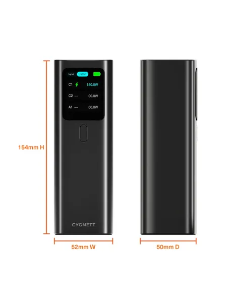 Cygnett CY5381PBCHE batteria portatile Ioni di Litio 27000 mAh Nero