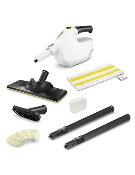 Kärcher SC 1 Multi & Up Pulitore a vapore portatile 0,2 L 1300 W Nero, Giallo