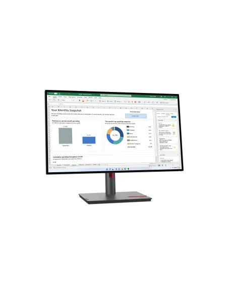 Lenovo ThinkVision P27h-30 Monitor PC 68,6 cm (27") 2560 x 1440 Pixel Quad HD LCD Nero