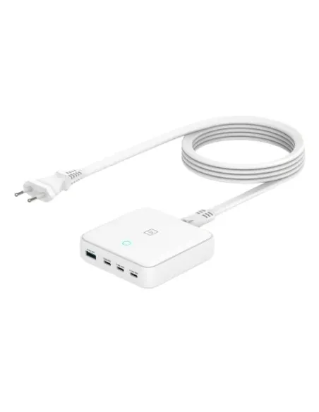 Tucano MA-DEGAN100-EU-W Caricabatterie per dispositivi mobili Computer portatile, Smartphone, Tablet Bianco AC Ricarica rapida