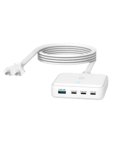 Tucano MA-DEGAN100-EU-W Caricabatterie per dispositivi mobili Computer portatile, Smartphone, Tablet Bianco AC Ricarica rapida