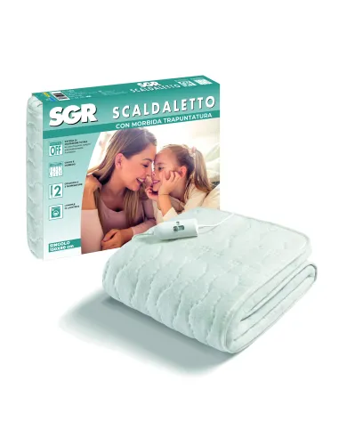 Imetec 16803 scaldaletto Coperta elettrica 55 W Bianco Tessuto