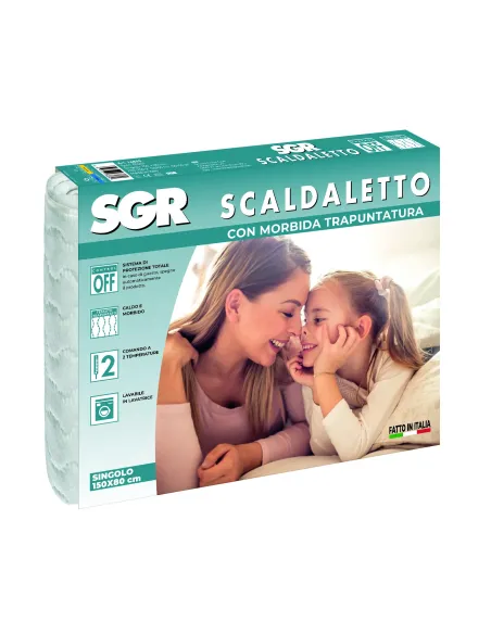Imetec 16803 scaldaletto Coperta elettrica 55 W Bianco Tessuto
