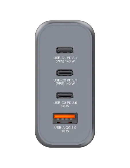 Verbatim GNC-140 Universale Nero, Grigio AC Ricarica rapida Interno