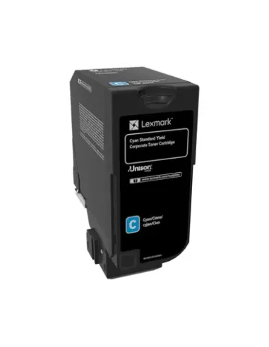 Lexmark 74C2SCE cartuccia toner 1 pz Originale Ciano