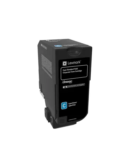 Lexmark 74C2SCE cartuccia toner 1 pz Originale Ciano