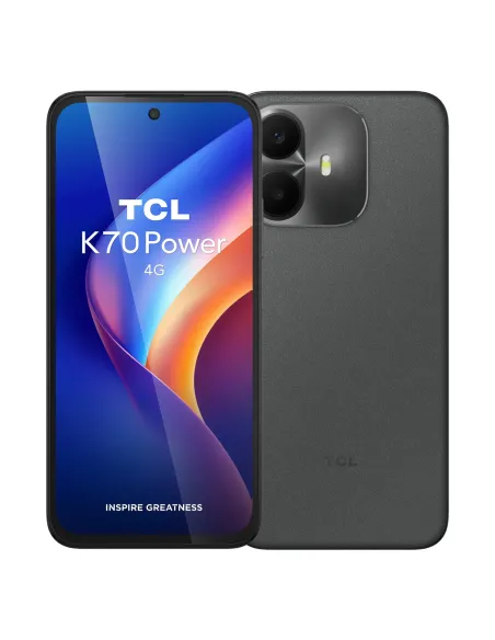 TCL K70 Power 4G 17,3 cm (6.8") Dual SIM ibrida Android 16.0 USB tipo-C 8 GB 256 GB 6500 mAh Grigio