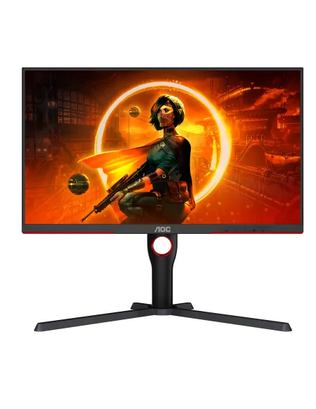 AOC G3 Q27G3XMN BK Monitor PC 68,6 cm (27") 2560 x 1440 Pixel 2K Ultra HD LED Nero, Rosso
