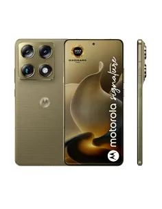Motorola signature 17,2 cm (6.78") Doppia SIM Android 16.0 5G USB tipo-C 16 GB 512 GB 5200 mAh Oro PANTONE Martini Olive 2