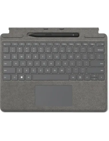 Microsoft 8X8-00173 tastiera per dispositivo mobile Microsoft Cover port Platino