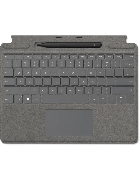 Microsoft 8X8-00173 tastiera per dispositivo mobile Microsoft Cover port Platino