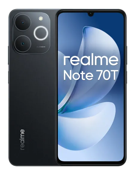 realme Note 70T 17,1 cm (6.74") Doppia SIM Android 15 4G USB tipo-C 4 GB 128 GB 6000 mAh Nero