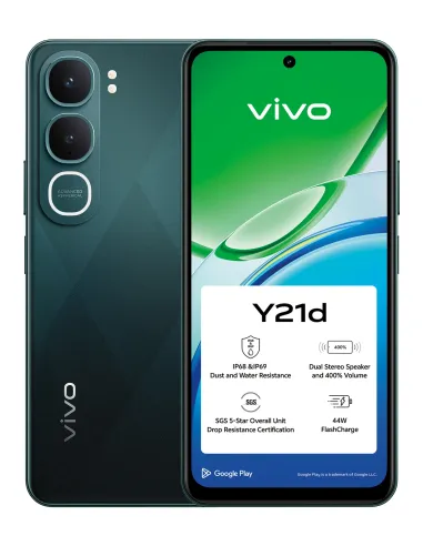 VIVO Y21d 17 cm (6.68") Android 15 4G USB tipo-C 4 GB 256 GB 6500 mAh Verde